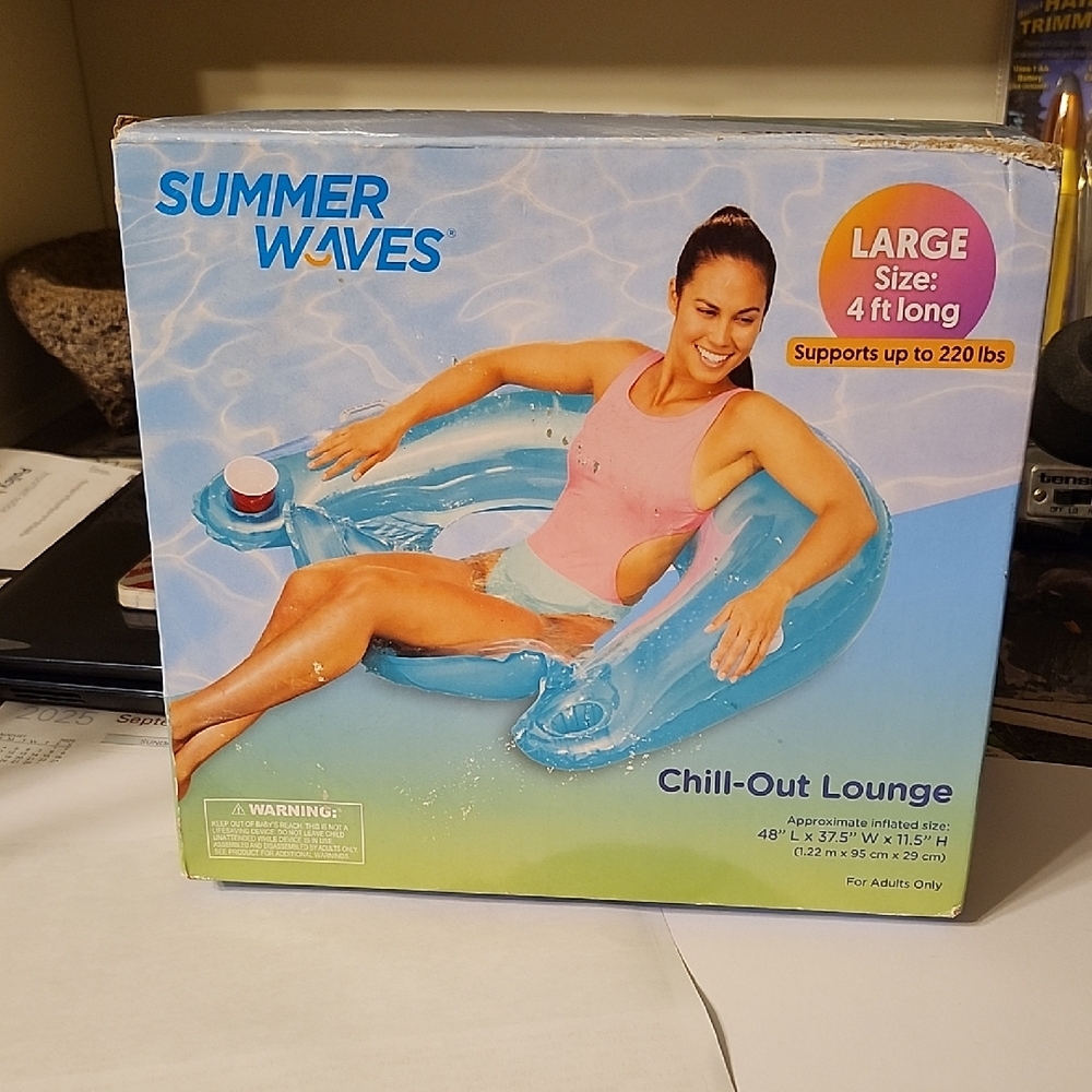 SUMMER WAVES CHILL-OUT LARGE LOUNGE FLOAT